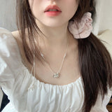 Garden Hair scrunchies (baby pink)