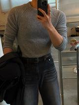 Bes black wide denim pants