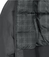 Reversible Check Padded Jacket / Charcoal
