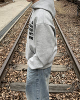Stay Lettering Cropped Hoodie