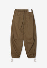 AD Washing Pigment Tuck Balloon Pants