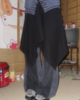 (3color) Argyle Panel Brushed Velour Bootcut Pants