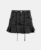 Robin Frill Cargo Mini Skirt