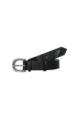 SIGNATURE LEATHER BELT black