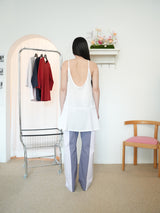 AIRY DOT DRESS (WHITE)