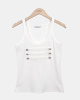 Shuar Napoleon Sleeveless Top