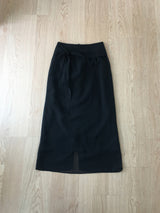 Masion tie maxi skirt