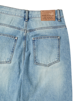 26SS STUDDED BALLOON FIT DENIM PANTS 
