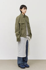 (W) Sage Wrap Skirt