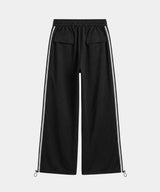 CITY SILVER TRACK WIDE PANTS