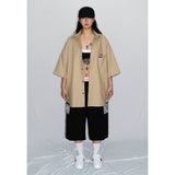 半袖ワークシャツ (BEIGE)