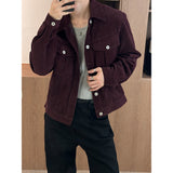 [F/W] ウエスタンセミクロップコーデュロイジャケット(3color)