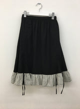 Le Shirring Curtain Midi Skirt (2color)