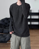 Roen wide cut shoulder knit