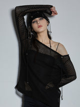ONE-SHOULDER COVER UP
