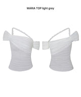 MARIA TOP light grey