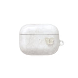 [MADE] BUTTERFLY BUTTON LACE AIRPODS CASE (glossy hard)