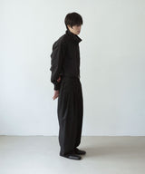 [DOJINOI] DRAFT CROP WINDBREAKER BLACK