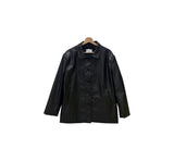 Leather Collar Jacket