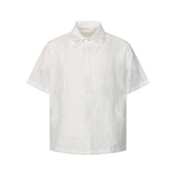 Cedric Crinkle Sheer Shirt