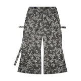 "005 MILY"" CAMO FLAG CARGO PANTS"