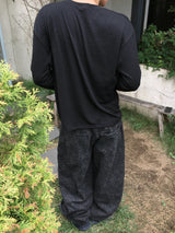 タイガーレオパードデニムパンツ 2C