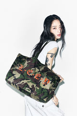 LOGO TOTE BAG CAMO