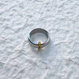 Silver Single Link Ring