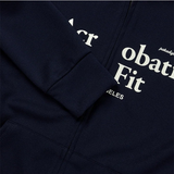 [CROP ITEM] Slim fit jersey hood zip up(3color)