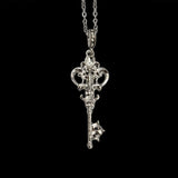 Vintage Silver Key Necklace