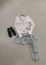 FLARE TIE SKIRT