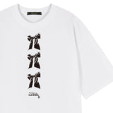 HOLY RIBBON OVER FIT SHORT-SLEEVED T-SHIRT_WHITE