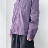 Muted Violet Shirt Jacket