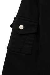 cut line jacket (black)