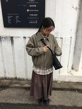 Antique Fold Skirt (3color)