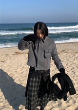 POCKET WOOL JACKET