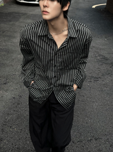 Oasis Stripe Satin Shirt