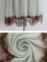 ISABEL LACE CHIFFON MINI DRESS