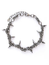 Nuclear Pearl O-ring Horn Connection Necklace