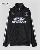 (UNISEX) Velour Track Jersey Jacket