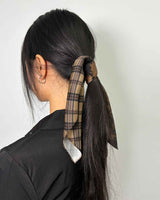 Haze Motif Mini Scarf 45 _ BLACK