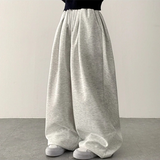 Wenli front, side pin tuck training string wide pants