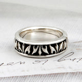 SVR-S601 Silver 925 Geometric Silver Ring 
