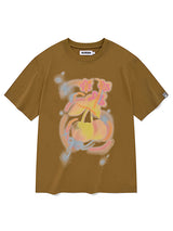 チェリーブラーグラフィックTシャツ [カーキ]