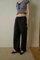 Pocket work pants_black