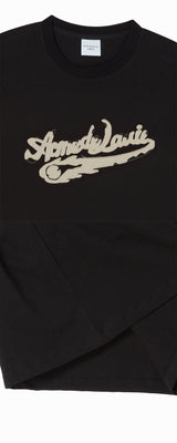 26SSベースボール アップリケ ショートスリーブ Tシャツ