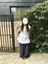 moshi summer denim wide pants