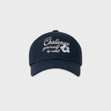 チャレンジロゴボールキャップ (NAVY)