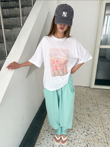チューリップ プリントTシャツ