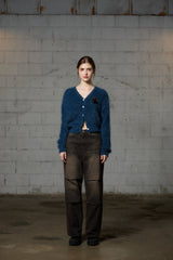 DIANA KNIT CARDIGAN / BLUE